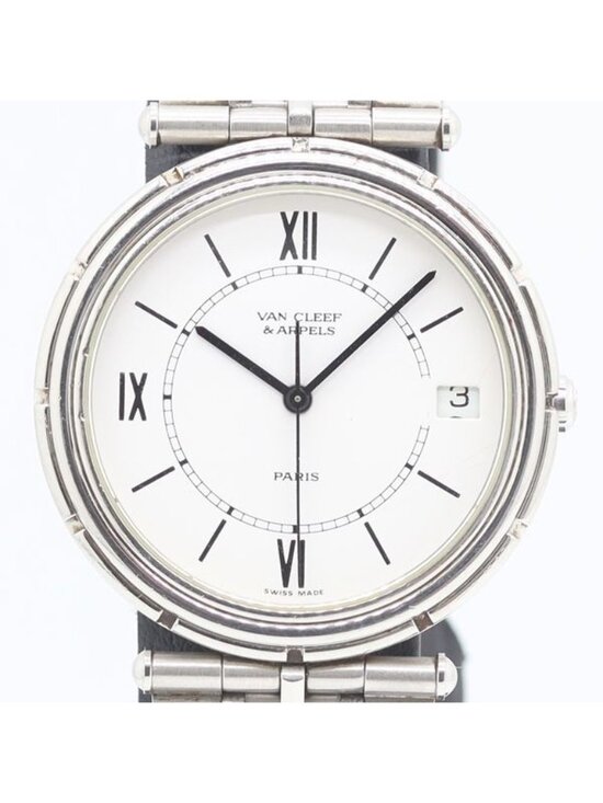 Van Cleef & Arpels Accessories - Van Cleef & Arpels la Collection 57 103 Quartz Date White Dial Watch